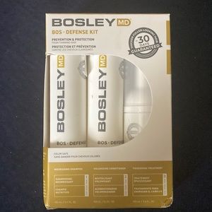 Bosley MD Defense Kit for Thinning Hair Color Safe Three Piece Kit